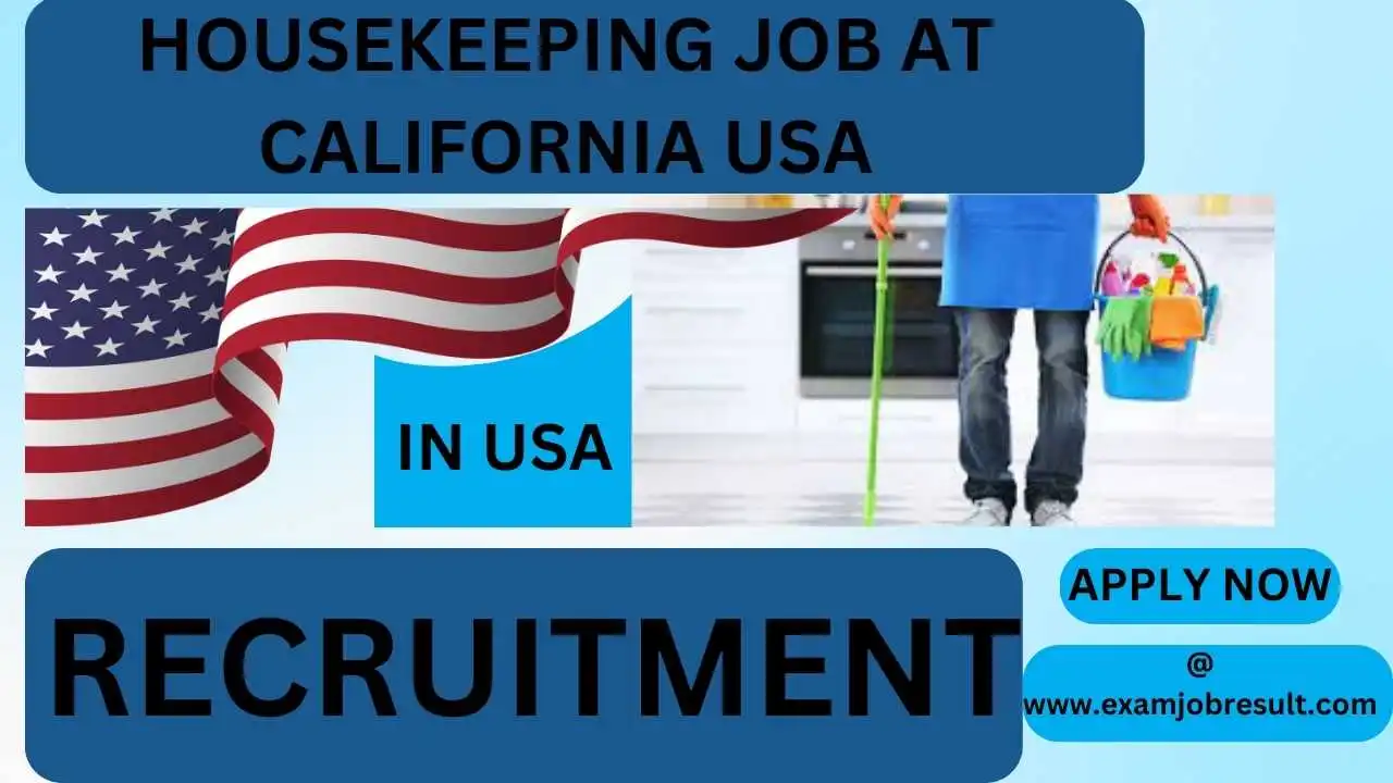 jobs of house keeper in USA